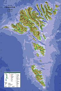 Føroyakort (seinast dagført 2020)