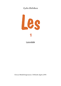 Les 1 - Teldutøk lærarabók